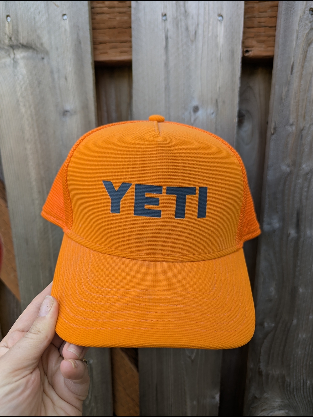 YETI Orange Trucker Hat